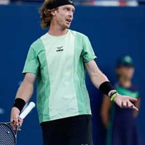 ATP Masters National Bank Open Andrey Rublev T-Shirt with short sleeves and athletic fit