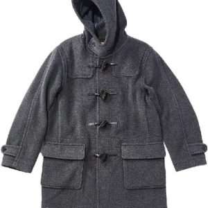 Elegant Wednesday S02 Joy Sunday Duffle Coat with classic toggle design