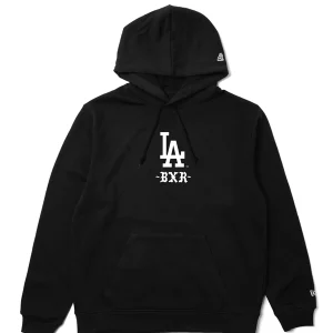 Born x Raised Dodgers Trademark Hoodie featuring embroidered logos and premium cotton fabric