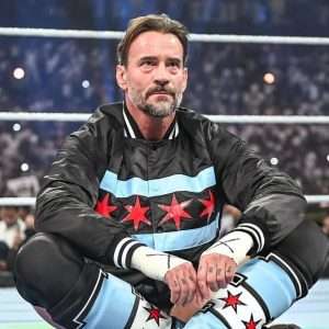 CM Punk WWE Night Of Champions Bomber Jacket featuring premium fabric and detailed embroidered patches