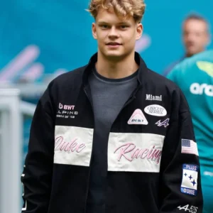 F1 Grand Prix Of Miami 2025 Jack Doohan Jacket with racing-inspired design.
