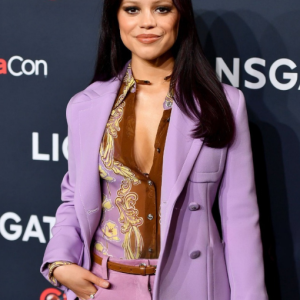 Jenna Ortega Purple Blazer