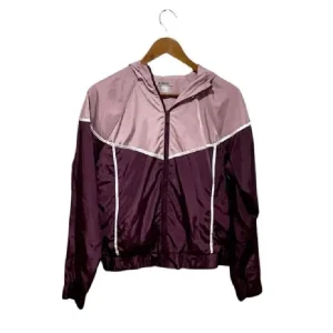 Purple & Pink Windbreaker from My Life Is Murder Season 5 with zip closure and sporty styling