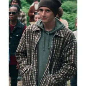 Wednesday Season 2 Georgie Farmer jacket with dark gothic-inspired style