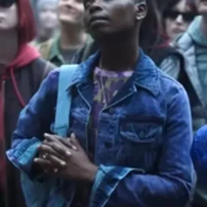 Stylish Wednesday S02 Bianca Barclay Denim Jacket inspired by TV series fashion