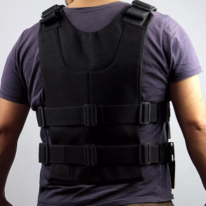 Durable Punisher Black Vest crafted with high-quality material and sleek black finish for cosplay and casual styling