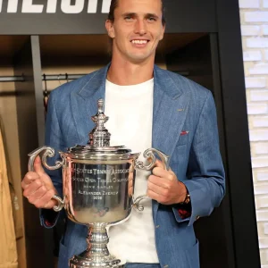 Alexander Zverev 2026 US Open Champion Blazer featuring sophisticated tailoring and championship-inspired details.