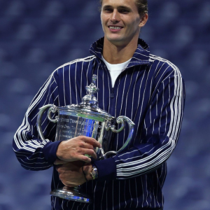 Alexander Zverev 2026 US Open Track Jacket featuring a sporty design, lightweight outerwear construction, and tennis-inspired details.