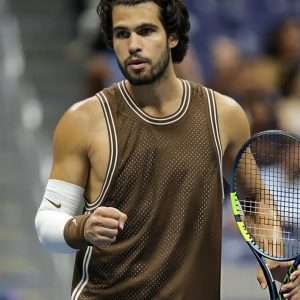 Carlos Alcaraz 2026 Day 4 Brown Mesh Top