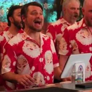 Colin From Accounts S03 Ugly Christmas Santa Claus Shirt