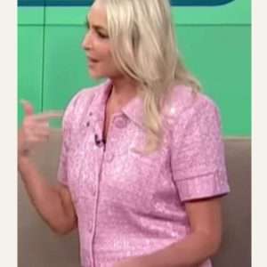 Dr Robyn Thompson The Social Pink Tweed Jacket