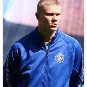 Erling Haaland Manchester Blue Track Jacket