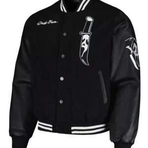 Ghost Face Halloween Varsity Jacket