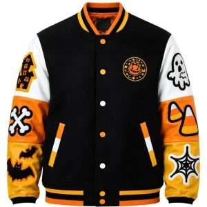 Halloween 2026 Varsity Spooky Boo Jacket