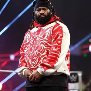 Jacob Fatu Monday Night RAW 2026 Hoodie front view with bold graphic design