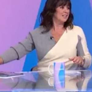 Loose Women 2026 Coleen Nolan Wrap Front Knitted Jumper elegant women’s winter fashion