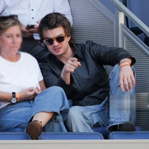 US Open Joe Keery Jacket with a contemporary silhouette and fashionable celebrity-inspired outerwear appeal