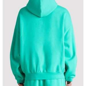 Fear Of God Teal Essentials Hoodie trendy teal casual pullover for everyday wear