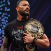 Roman Reigns 2026 Monday Night RAW T-Shirt front view with bold graphic design