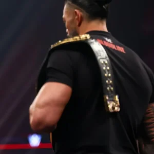 Roman Reigns 2026 Monday Night RAW T-Shirt styled for a casual wrestling-inspired streetwear look