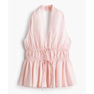 Made In Chelsea S32 Zeyno Taylan Pink Peplum Top stylish pink designer-inspired apparel